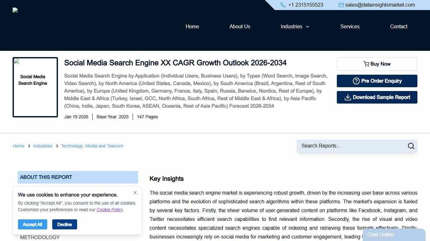 Social Media Search Engine XX CAGR Growth Outlook 2026-2034