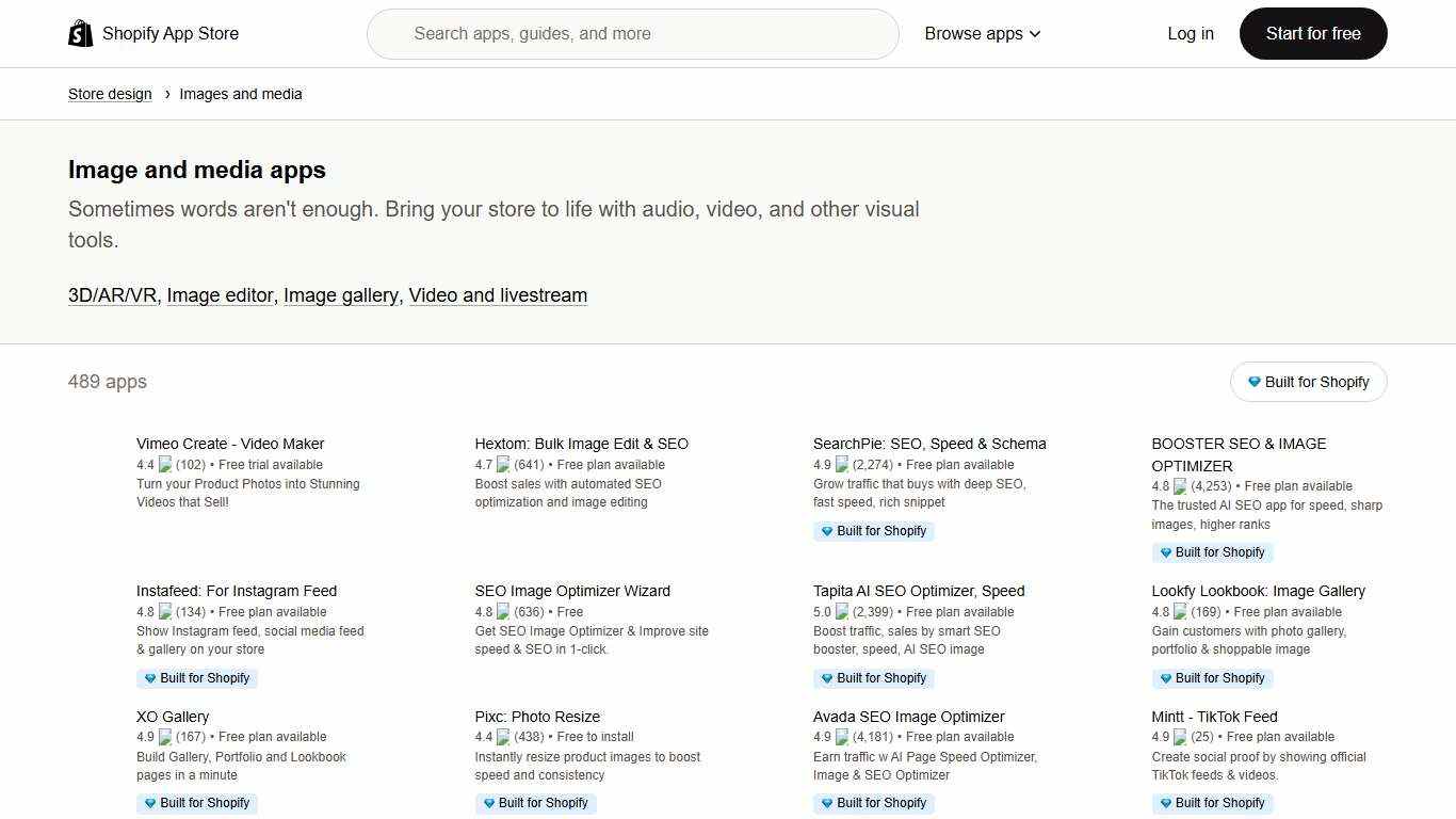 Best Images and media Apps For 2026 - Shopify App Store