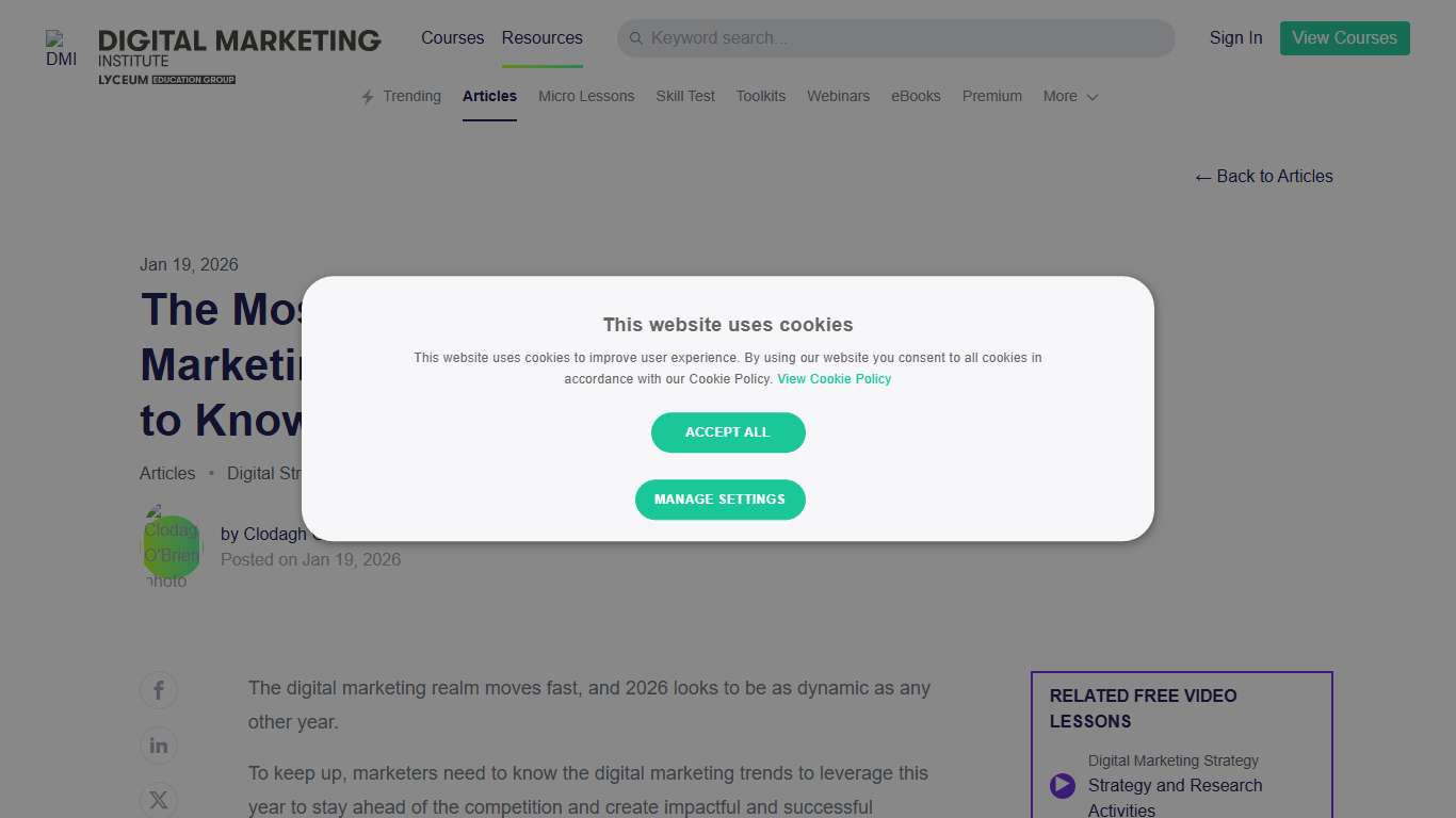 The Most Important Digital Marketing Trends You Need to Know in 2026 Digital Marketing Institute
